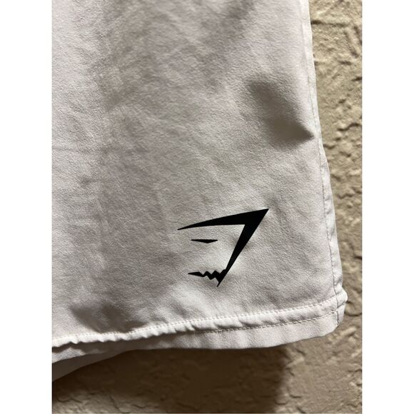 Gymshark White Athletic Shorts Men’s Size Medium - Picture 4 of 14